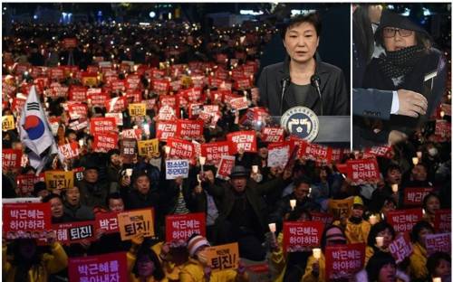 跨年夜韩国民众集会要朴槿惠下台