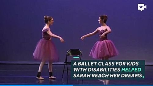 自助人助美少女从残疾蜕变成芭蕾舞演员