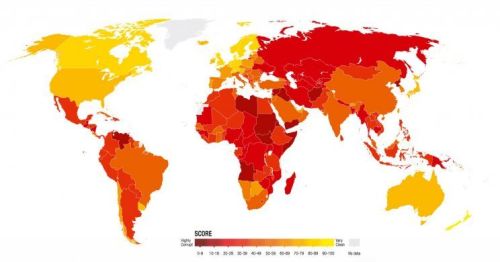 全球哪個國家最清廉哪個最腐敗？