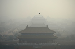 大陆雾霾1年害近11万人亡日韩跟着遭殃(图)