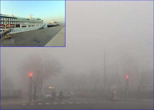 雾霾侵袭海陆空北京人新年陷窘境视频/组图