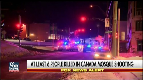 加拿大“独狼”枪手袭击清真寺6人遇难