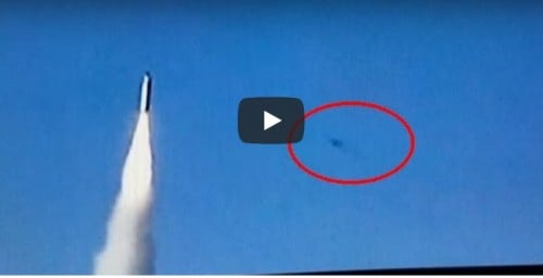 朝鲜导弹试射也引起UFO的关注？