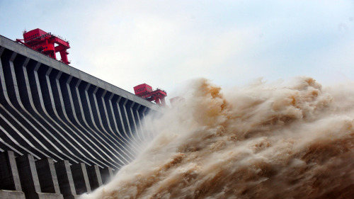 三峡大坝近景。（图片来源：Getty Images）