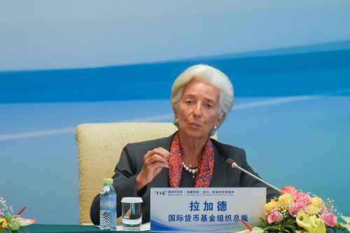 現任IMF總裁，並有望出任下一任歐央行行長的克里斯蒂娜•拉加德