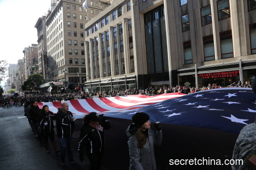 全美最大 2017紐約老兵節萬人遊行盛況空前