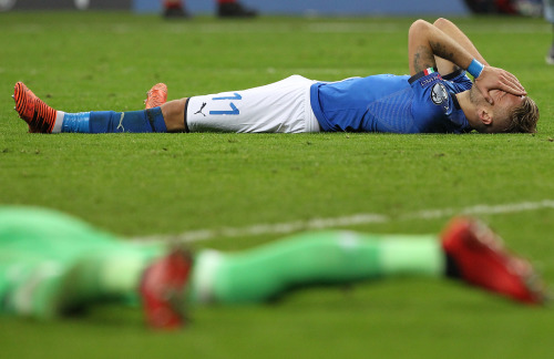 意大利足球队无缘2018年世界杯