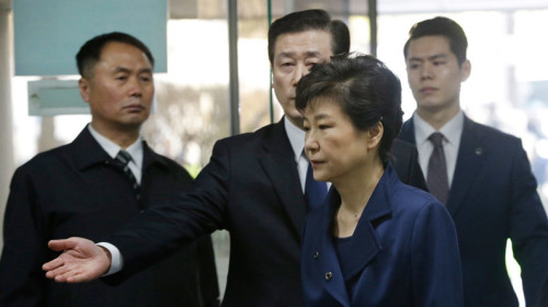 遭罢黜的韩国前总统朴槿惠。