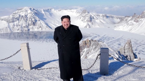 2017年12月8日，金正恩曾拜訪白頭山。