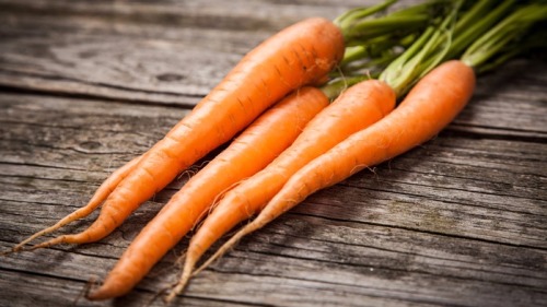 胡萝卜被称为“维生素A的宝库”。