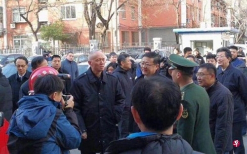 蔡奇12月3日現身北京街頭視察民情