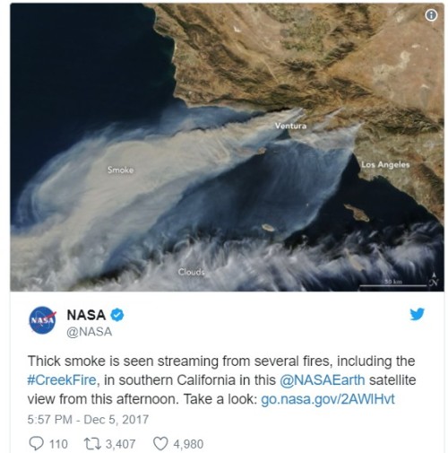 狂风肆虐南加州野火延烧威胁洛杉矶市组图/视频