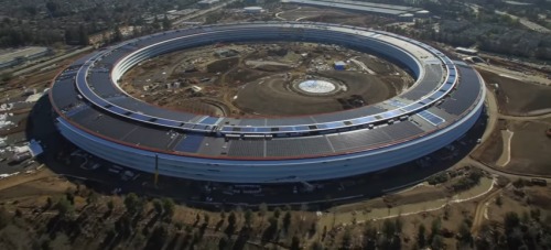 先睹为快苹果公司“宇宙飞船”工作区近完工图/视频
