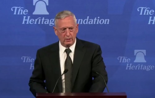 马蒂斯：目前无计划向中东增派军队回应伊朗行动