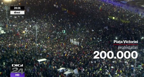 羅馬尼亞抗議聲浪迫使政府廢除腐敗門檻政令