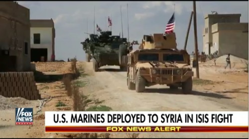 美海军陆战队前往叙利亚助收复ISIS“首都”