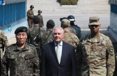 美國務卿直奔三八線向金正恩發出什麼信號(圖)