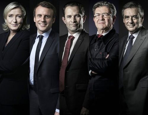 法國總統候選人選舉辯論激烈衝突頻出