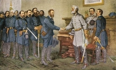 格兰特将军和罗伯特･李将军签署了停战协议