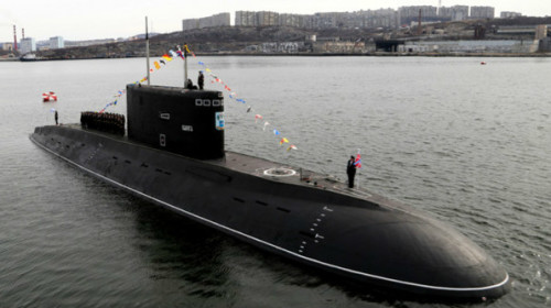 俄羅斯北海艦隊旗下的基洛級潛艇。