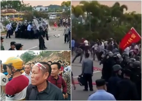 2017年，广西爆发警民冲突事件。