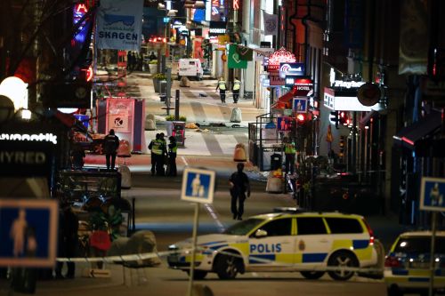 瑞典首都斯德哥尔摩发生卡车撞人事件（图片来源: Getty Images）