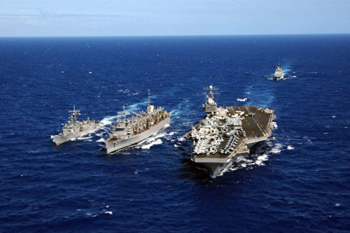 美軍證實：航母戰鬥群正駛向朝鮮半島