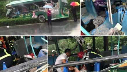 江西省鷹潭市發生嚴重交通事故