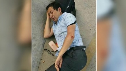 北京律师江苏法院外遭围殴致骨折