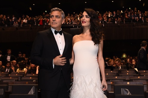 喬治克隆尼（George Clooney）與妻子愛茉阿拉穆丁（Amal Alamuddin）
