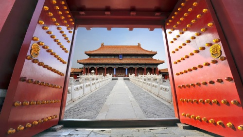 港媒披露，川普11月上旬访华，中方将为川普安排故宫设宴、乾隆书房茶叙。图为中国北京紫禁城。