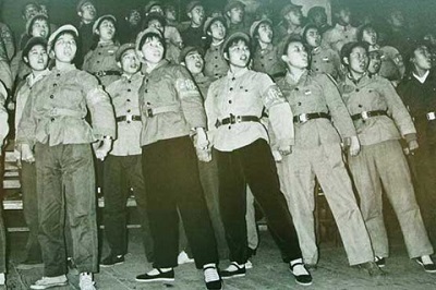 1966年文革時期的紅衛兵。（網路圖片）