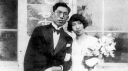 （16*9）楊堃與張若名在法國拍的結婚照