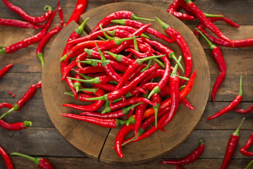 辣椒有健胃的功能，还有许多养生功效。