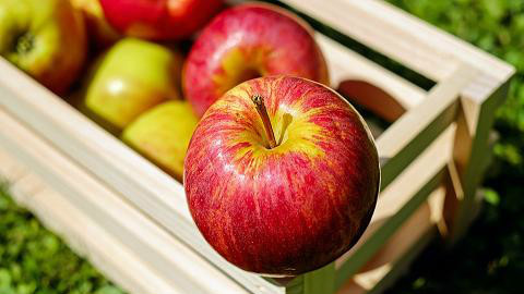 蘋果能排除多餘鈉離子，預防高血壓。
