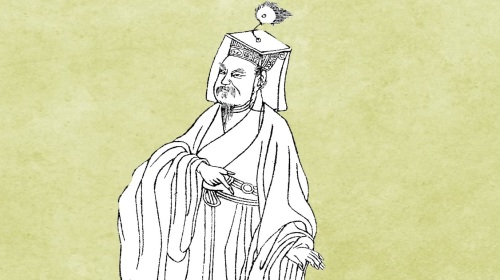 日本人对“落井下石”似乎也非常忌讳的！图为《晚笑堂竹庄画传》韩愈像。