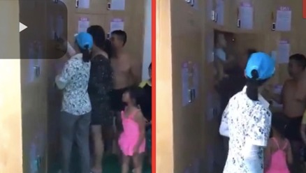 中国父母只顾自己游玩将宝宝“寄放”柜内