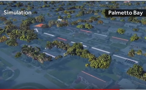 電腦模擬：「艾瑪」颶風肆虐下的邁阿密組圖/視頻