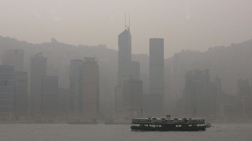 空氣污染中的香港