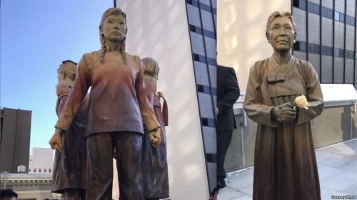 舊金山市的慰安婦雕像正式問世