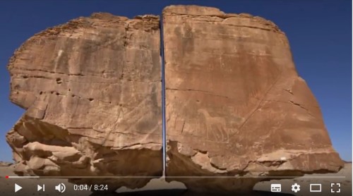沙漠中最大的谜团像雷射切割的神秘巨石