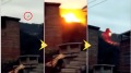 衞星發射殘骸墜廣西火光四射傳出巨響(組圖)