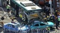 廣州火車站驚傳車禍巴士連撞4的士釀3死傷(圖)