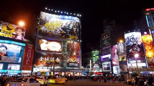 台北西门町可称得上是台北最热闹的商圈之一。