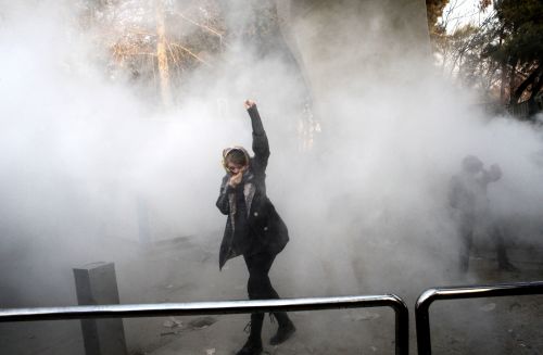 伊朗抗议示威活动。