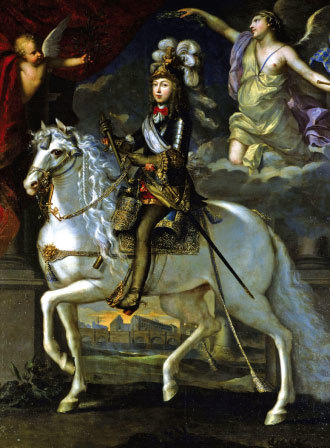 路易十四名字意為「神賜之子」。四歲時，他正當壯年的父親去世，路易十四開始他長達七十二年的統治生涯。