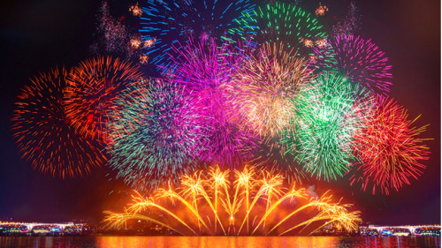 2018年的双十国庆焰火将在花莲港东堤施放。