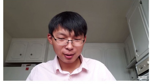 中國青年在Youtube影片中表示，台灣決不能統一。