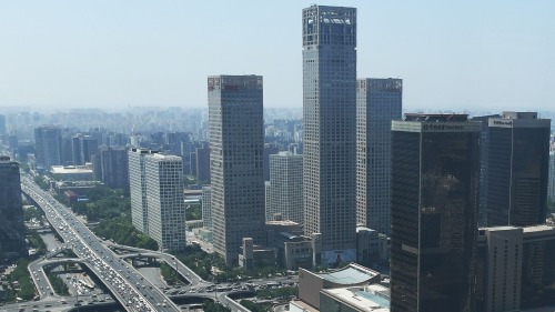 圖為北京的中央商務區（CBD）