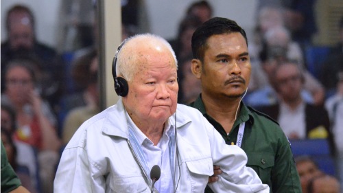 前赤棉主席团主席乔森潘被判犯下种族灭绝罪。